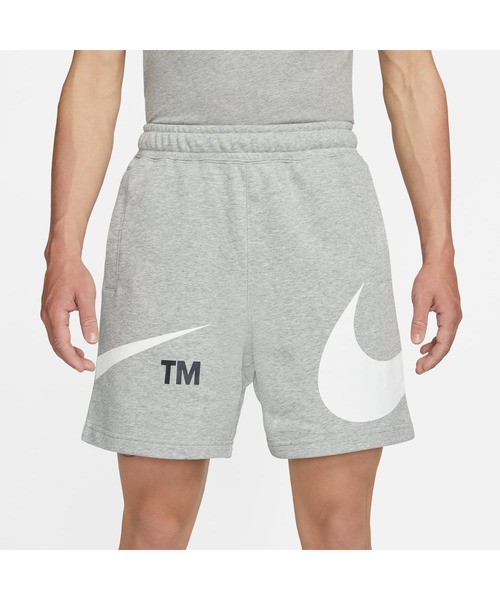NIKE(ナイキ)の「NIKE AS M NSW SWOOSH FT SHORT ナイキ NSW スウッシュ FT ショート(その他パンツ・メンズ・ベージュ系その他/ブラック×ホワイト/ダークグレー・M/L/S)」の2枚目の写真