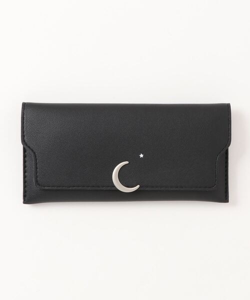 STYLEBLOCK（スタイルブロック）の「月モチーフ装飾ロングウォレット（財布・レディース・ブルー/ブラウン/ブラック/パープル・FREE）」の8枚目の写真