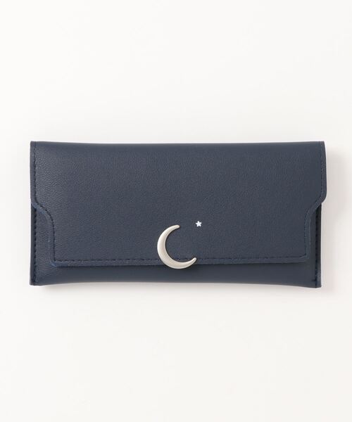 STYLEBLOCK（スタイルブロック）の「月モチーフ装飾ロングウォレット（財布・レディース・ブルー/ブラウン/ブラック/パープル・FREE）」の10枚目の写真
