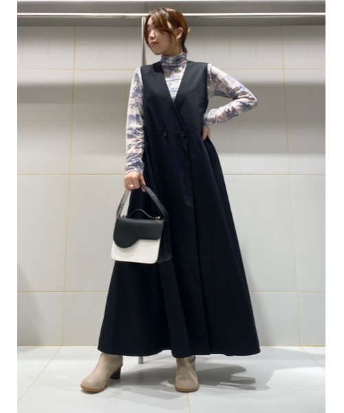 m FURFUR ブラック キルティング ショルダーバッグ furfur カラーブロックショルダーバッグ ブラック FURFUR 黒