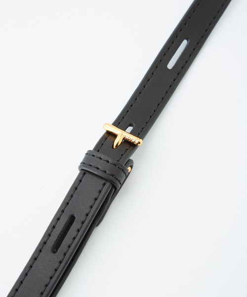 ROPE'（ロペ）の「RPロゴモチーフ2WAYハーフムーンバッグ(素材コンビ)（ショルダーバッグ・レディース・チャコールグレー・FREE）」の16枚目の写真