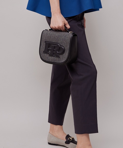 ROPE'（ロペ）の「RPロゴモチーフ2WAYハーフムーンバッグ(素材コンビ)（ショルダーバッグ・レディース・チャコールグレー・FREE）」の21枚目の写真