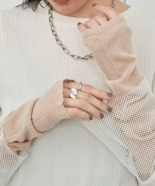 セール】シアーアームカバー / カラー展開有（アームカバー）｜Aunt