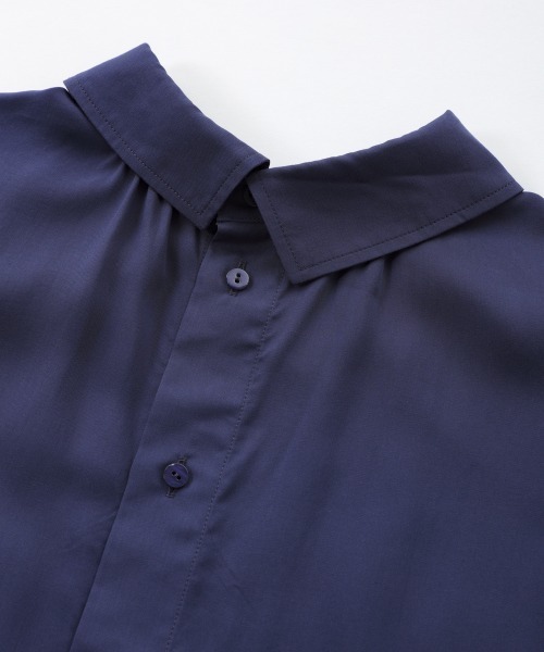 LA MARINE FRANCAISE(マリン フランセーズ)の「テンセルレーヨンプチ襟ブラウス(シャツ/ブラウス・レディース・ブラック/ベージュ/ネイビー・FREE)」の17枚目の写真