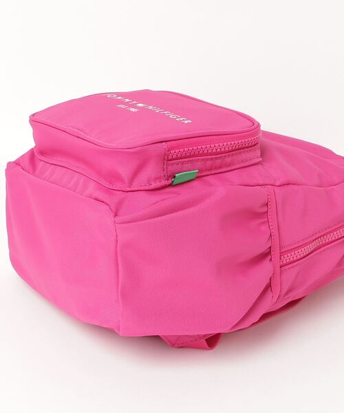 TOMMY HILFIGER（トミーヒルフィガー）の「ミニバックパック（バックパック/リュック・キッズ・ネイビー/ピンク・FREE）」の4枚目の写真