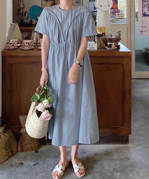 セール Elcy シンプル半袖ロングワンピース ワンピース Elcy エルシー のファッション通販 Zozotown