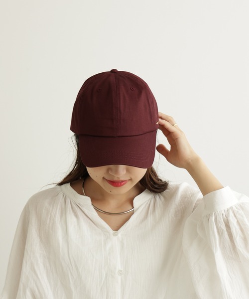 CIAOPANIC TYPY（チャオパニックティピー）の「ツイルレースアップキャップ（キャップ・レディース・レッド/ブラック/ベージュ/マスタード・ONE SIZE）」の14枚目の写真