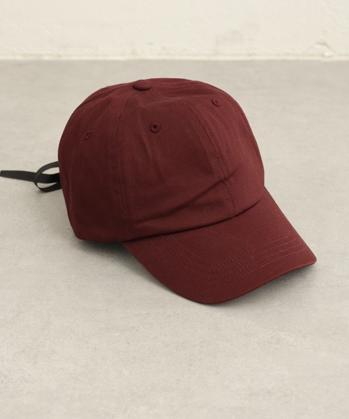CIAOPANIC TYPY（チャオパニックティピー）の「ツイルレースアップキャップ（キャップ・レディース・レッド/ブラック/ベージュ/マスタード・ONE SIZE）」の20枚目の写真