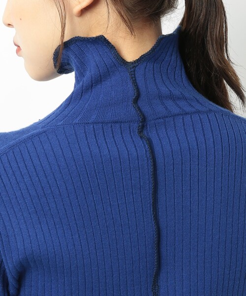 coen（コーエン）の「［洗える］もちふわワイドリブタートルニット#（ニット/セーター・レディース・マスタード/オフホワイト/ブラック/ケリー/コバルトブルー/オレンジ・L/M）」の14枚目の写真