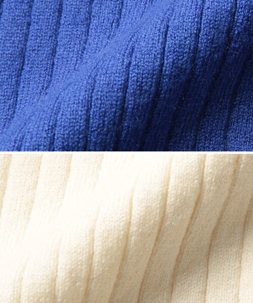 coen（コーエン）の「［洗える］もちふわワイドリブタートルニット#（ニット/セーター・レディース・マスタード/オフホワイト/ブラック/ケリー/コバルトブルー/オレンジ・L/M）」の10枚目の写真