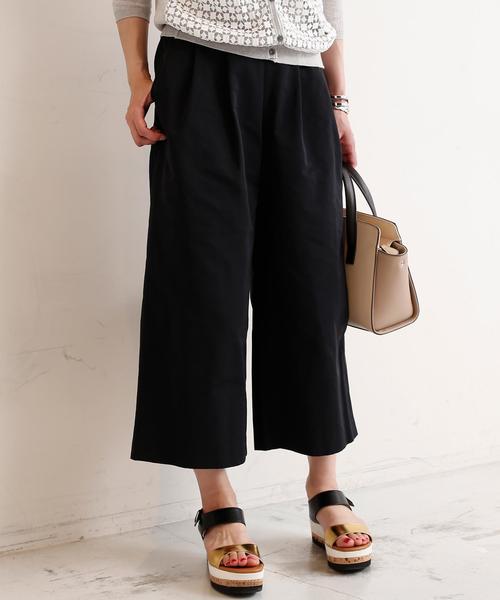 BEAUTY&YOUTH UNITED ARROWS(ビューティーアンドユースユナイテッドアローズ)の「BYTF グログラン ガウチョパンツ◆(その他パンツ・レディース・オリーブ/ネイビー/その他1・MEDIUM/SMALL)」の3枚目の写真