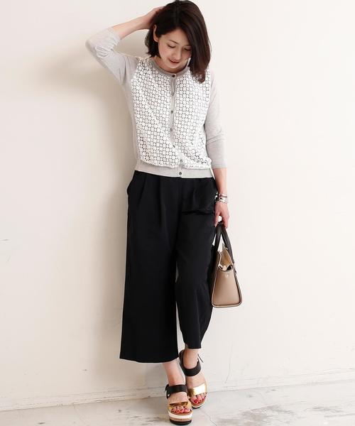 BEAUTY&YOUTH UNITED ARROWS(ビューティーアンドユースユナイテッドアローズ)の「BYTF グログラン ガウチョパンツ◆(その他パンツ・レディース・オリーブ/ネイビー/その他1・MEDIUM/SMALL)」の21枚目の写真
