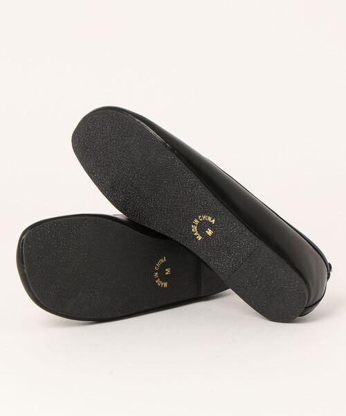 ehka sopo（エヘカソポ）の「オブリークバレエシューズ（バレエシューズ・レディース・ブラック/ベージュ/オフホワイト・MEDIUM/LARGE）」の4枚目の写真