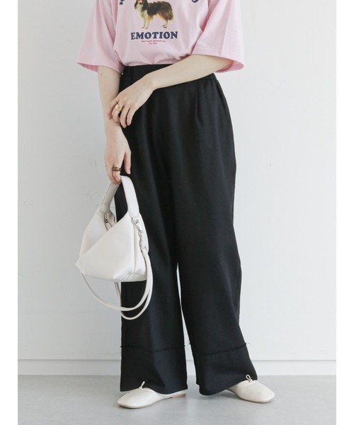 ehka sopo（エヘカソポ）の「オブリークバレエシューズ（バレエシューズ・レディース・ブラック/ベージュ/オフホワイト・MEDIUM/LARGE）」の10枚目の写真