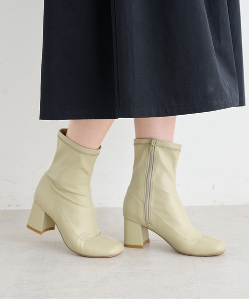 FREE'S MART（フリーズマート）の「◆ソフトミドルブーツ（ブーツ・レディース・ブラック/ホワイト/グリーン・SMALL/MEDIUM）」の3枚目の写真