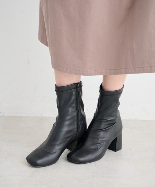 FREE'S MART（フリーズマート）の「◆ソフトミドルブーツ（ブーツ・レディース・ブラック/ホワイト/グリーン・SMALL/MEDIUM）」の7枚目の写真