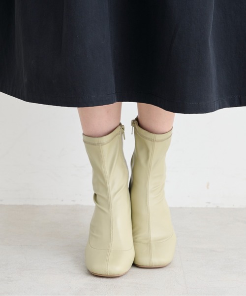 FREE'S MART（フリーズマート）の「◆ソフトミドルブーツ（ブーツ・レディース・ブラック/ホワイト/グリーン・SMALL/MEDIUM）」の9枚目の写真