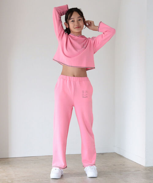 B:MING by BEAMS(ビーミングバイビームス)の「B:MING by BEAMS / カットオフ フーディー(130~160cm)(パーカー・キッズ・ホワイト/ピンク・130/140/150/160)」の17枚目の写真