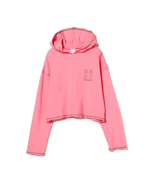 B:MING by BEAMS(ビーミングバイビームス)の「B:MING by BEAMS / カットオフ フーディー(130~160cm)(パーカー・キッズ・ホワイト/ピンク・130/140/150/160)」の21枚目の写真
