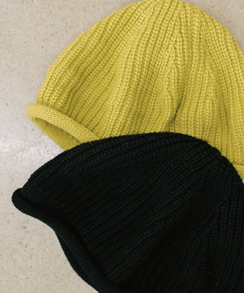 Kastane(カスタネ)の「【新色追加】ニットベレー帽(ハンチング/ベレー帽・レディース・ブラック/グリーン/グレー・FREE)」の4枚目の写真