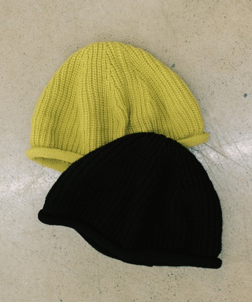 Kastane(カスタネ)の「【新色追加】ニットベレー帽(ハンチング/ベレー帽・レディース・ブラック/グリーン/グレー・FREE)」の5枚目の写真