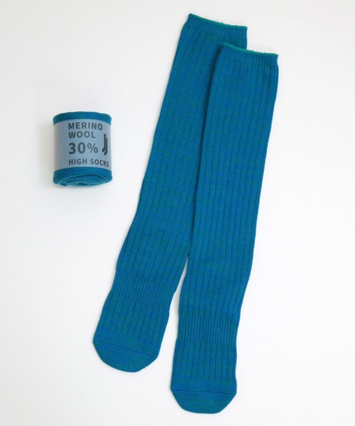 TAWARA（タワラ）の「メリノウール　ルーズソックス（ソックス/靴下・レディース・マスタード/ピンク/ブラック/杢グレー/レッド/グリーン/ターコイズブルー/オレンジ/ネイビー・S/M）」の16枚目の写真