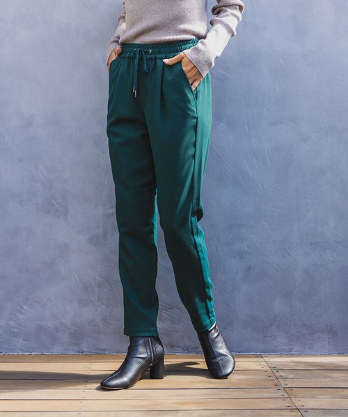 BAYFLOW（ベイフロー）の「裏起毛テーパードパンツ（その他パンツ・レディース・ブラック/ベージュ/ホワイト/グリーン/ライトパープル・X-SMALL/SMALL/MEDIUM/LARGE）」の13枚目の写真