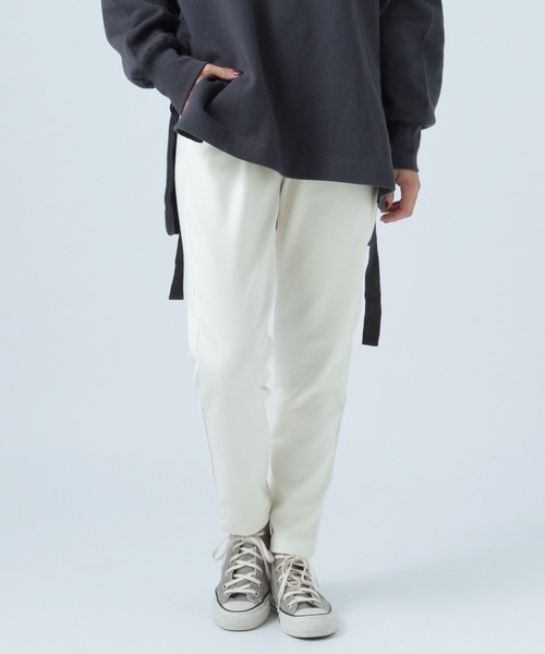 BAYFLOW（ベイフロー）の「裏起毛テーパードパンツ（その他パンツ・レディース・ブラック/ベージュ/ホワイト/グリーン/ライトパープル・X-SMALL/SMALL/MEDIUM/LARGE）」の17枚目の写真
