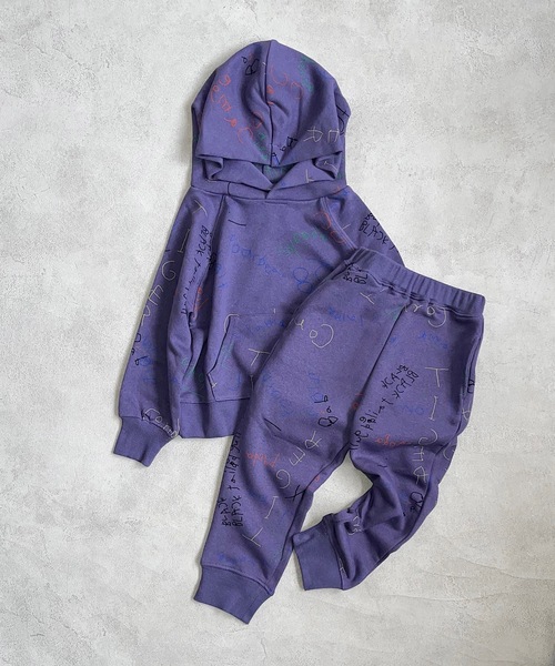 HOGAN RANCH WEAR(ホーガンランチウエア)の「ソウガラパーカー(80~130cm)(パーカー・キッズ・パープル/マルチ/ブラック・80/90/95/100/110/120/130)」の11枚目の写真