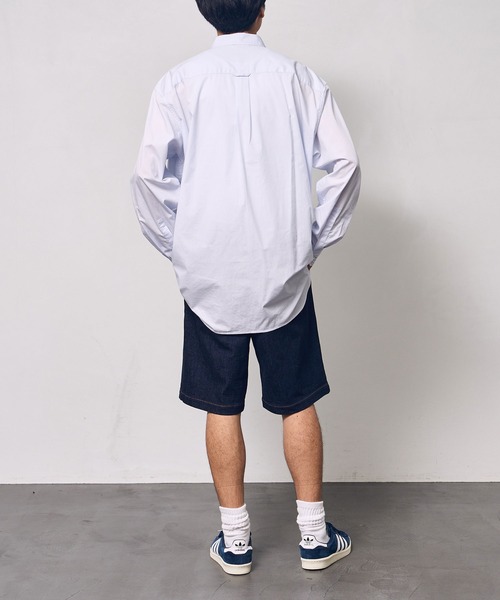 FREAK'S STORE(フリークスストア)の「ワンタックデニムバギーショーツ(デニムパンツ・メンズ・ネイビー/ブラック・マルチサイズ)」の5枚目の写真