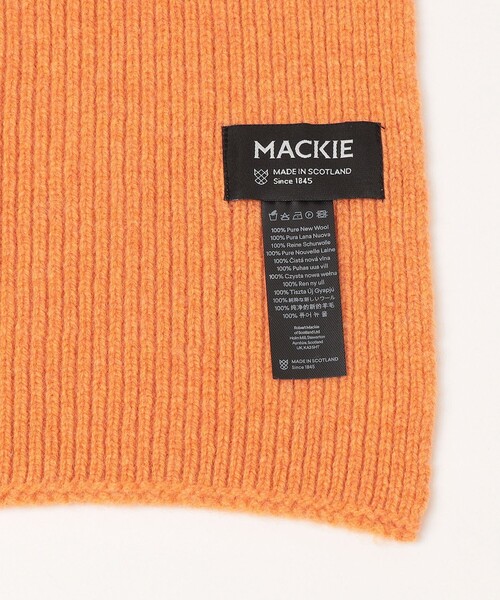 ROBERT MACKIE（ロバートマッキー）の「ROBERTMACKIE:〈手洗い可能〉リブマフラー◆（マフラー・レディース・イエロー/オレンジ/ピンク/ナチュラル・ONE SIZE）」の17枚目の写真