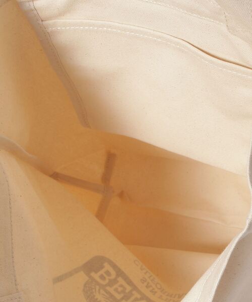 BEN DAVIS（ベンデイビス）の「【BEN DAVIS/ベンデイビス】ブランドロゴ キャンバス トートバッグ（トートバッグ・レディース・ブラック/オフホワイト・ONE SIZE）」の6枚目の写真