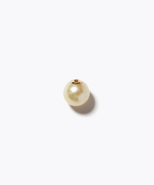 ARTIDA OUD（アルティーダウード）の「[basic] K10ホワイトパール キャッチ（ピアス（片耳用）・レディース・ホワイト・FREE）」の2枚目の写真