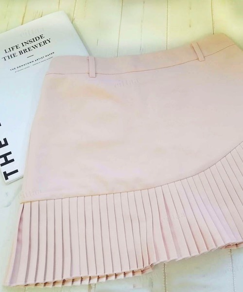 Dalfwin（ダールフィン）の「ゴルフウェア アシメトリープリーツ切り替えミニスカート インナーパンツ付（スカート・レディース・ホワイト/ピンク/ブラック・SMALL/MEDIUM）」の20枚目の写真