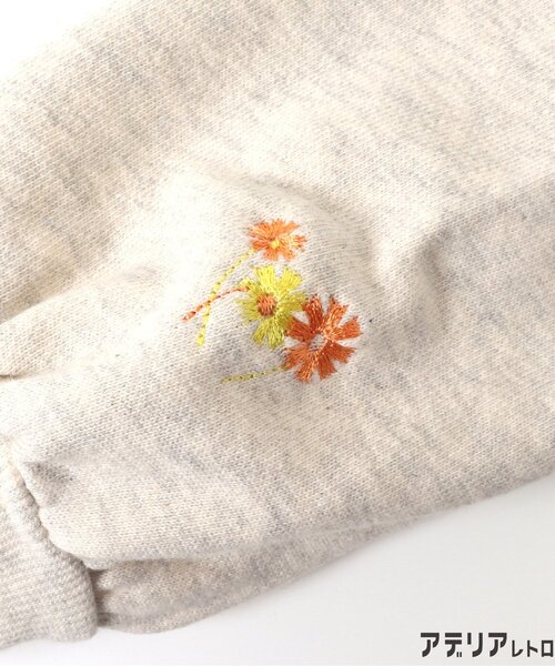 アデリアレトロ（アデリアレトロ）の「アデリアレトロ　ビックスウェット（スウェット・キッズ・グレー/オレンジ・80/90/100/110/120/130/140）」の17枚目の写真