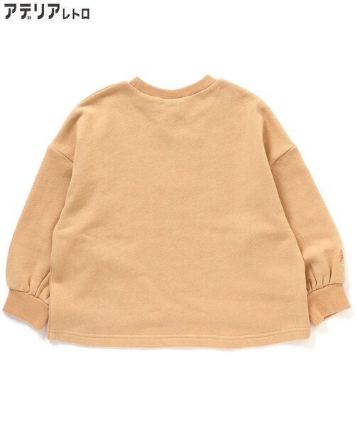 アデリアレトロ（アデリアレトロ）の「アデリアレトロ　ビックスウェット（スウェット・キッズ・グレー/オレンジ・80/90/100/110/120/130/140）」の10枚目の写真