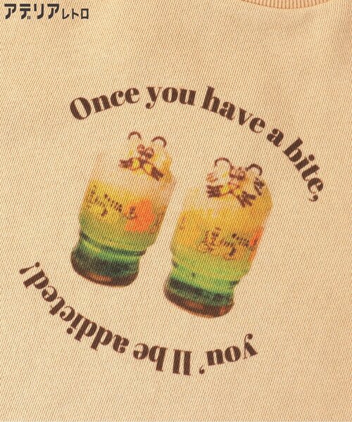 アデリアレトロ（アデリアレトロ）の「アデリアレトロ　ビックスウェット（スウェット・キッズ・グレー/オレンジ・80/90/100/110/120/130/140）」の12枚目の写真