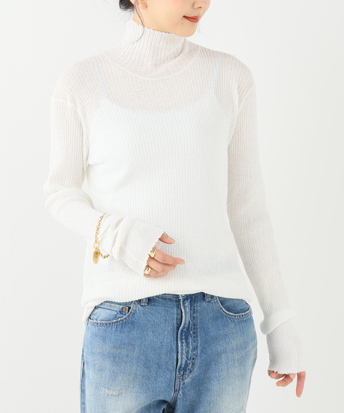 セール】ダメージタートル（ニット/セーター）｜FRAMeWORK（フレーム