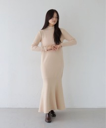 CLEIO | 【CLEIO】フレアニットワンピース(ワンピース)