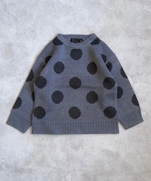 A BOND（アボンド）の「【おうちで洗えるニット】ドットセーター（kids/XS～LL）（ニット/セーター・キッズ）」