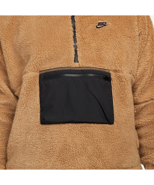 NIKE（ナイキ）の「ナイキ NIKE ナイキ クラブ+ ウィンター アノラック ハーフジップ L/S トップ（ブルゾン・メンズ・ブラック/ベージュ/アイボリー・S/M/L/3L/LL）」の17枚目の写真