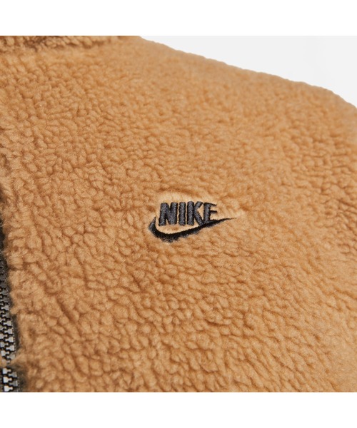NIKE（ナイキ）の「ナイキ NIKE ナイキ クラブ+ ウィンター アノラック ハーフジップ L/S トップ（ブルゾン・メンズ・ブラック/ベージュ/アイボリー・S/M/L/3L/LL）」の15枚目の写真