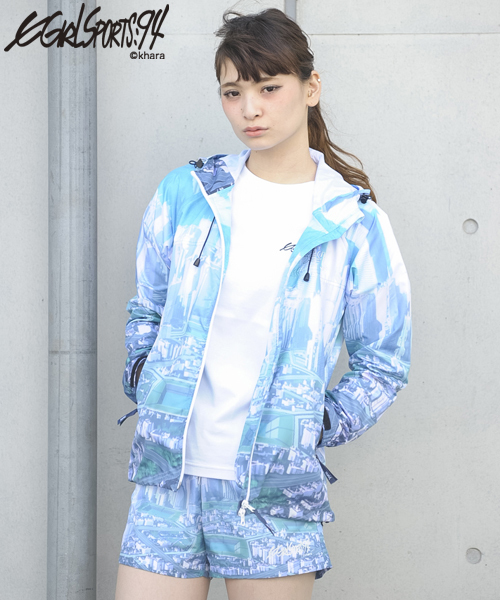 xgirl× EVANGELION 迷彩ナイロンジャケット xgirl× EVANGELION 迷彩 