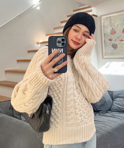 DESCENTEレディース 韓国ミンクニット DESCENTEレディース 韓国ミンクニット