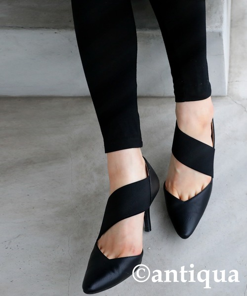antiqua(アンティカ)の「ゴアパンプス(パンプス・レディース・ブラック・S/M/L/LL)」の15枚目の写真