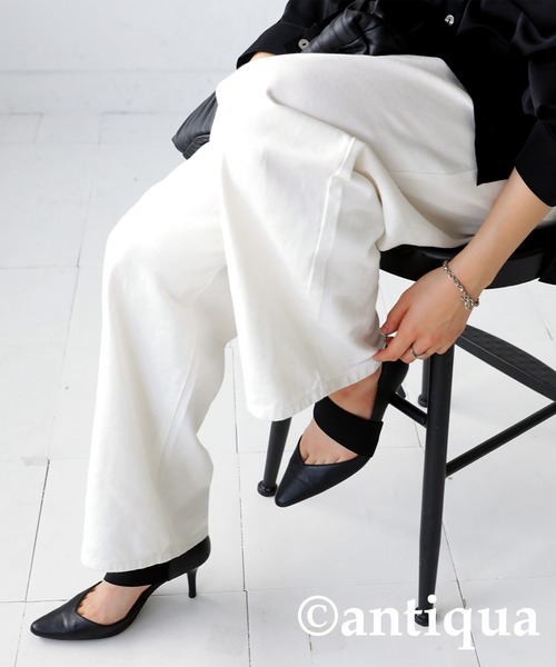 antiqua(アンティカ)の「ゴアパンプス(パンプス・レディース・ブラック・S/M/L/LL)」の9枚目の写真