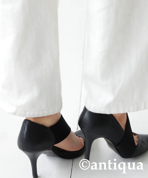 antiqua(アンティカ)の「ゴアパンプス(パンプス・レディース・ブラック・S/M/L/LL)」の11枚目の写真