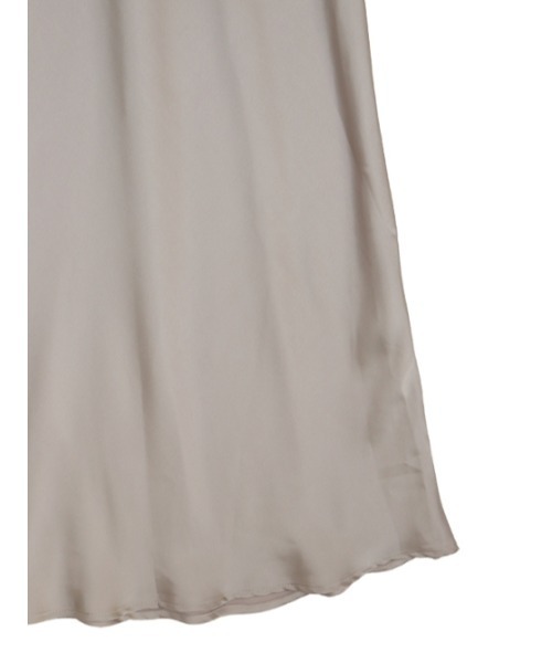 AMAIL(アマイル)の「Nudy maxi Tdress(ドレス・レディース・ベージュ/ブラック・FREE)」の4枚目の写真