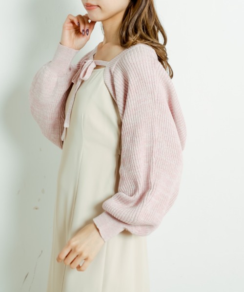 OLIVE des OLIVE（オリーブデオリーブ）の「ボレロ×キャミワンピースセット（ワンピース・レディース・ベージュ/チャコールグレー/サックスブルー・FREE）」の14枚目の写真