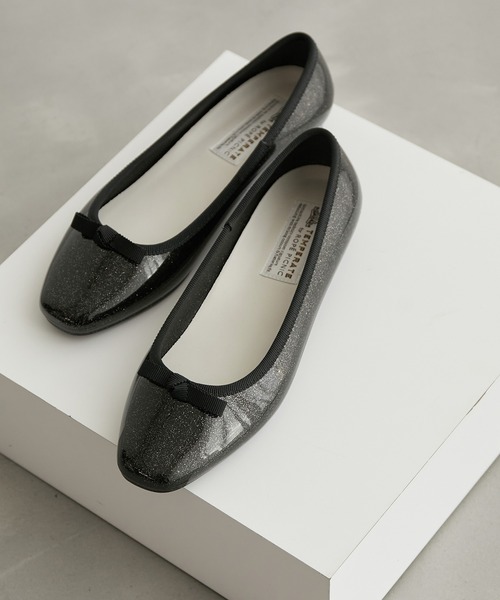 TEMPERATE(テンパレイト)の「【TEMPERATE/テンパレイト別注】EMMA GLITTER(レインシューズ・レディース・ブラック・40/38/39/37)」の1枚目の写真